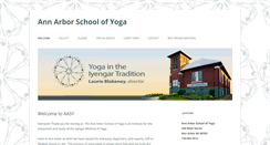 Desktop Screenshot of annarborschoolofyoga.com